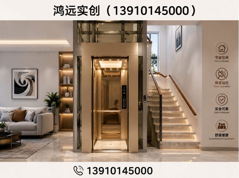 通州区曳引电梯展示图